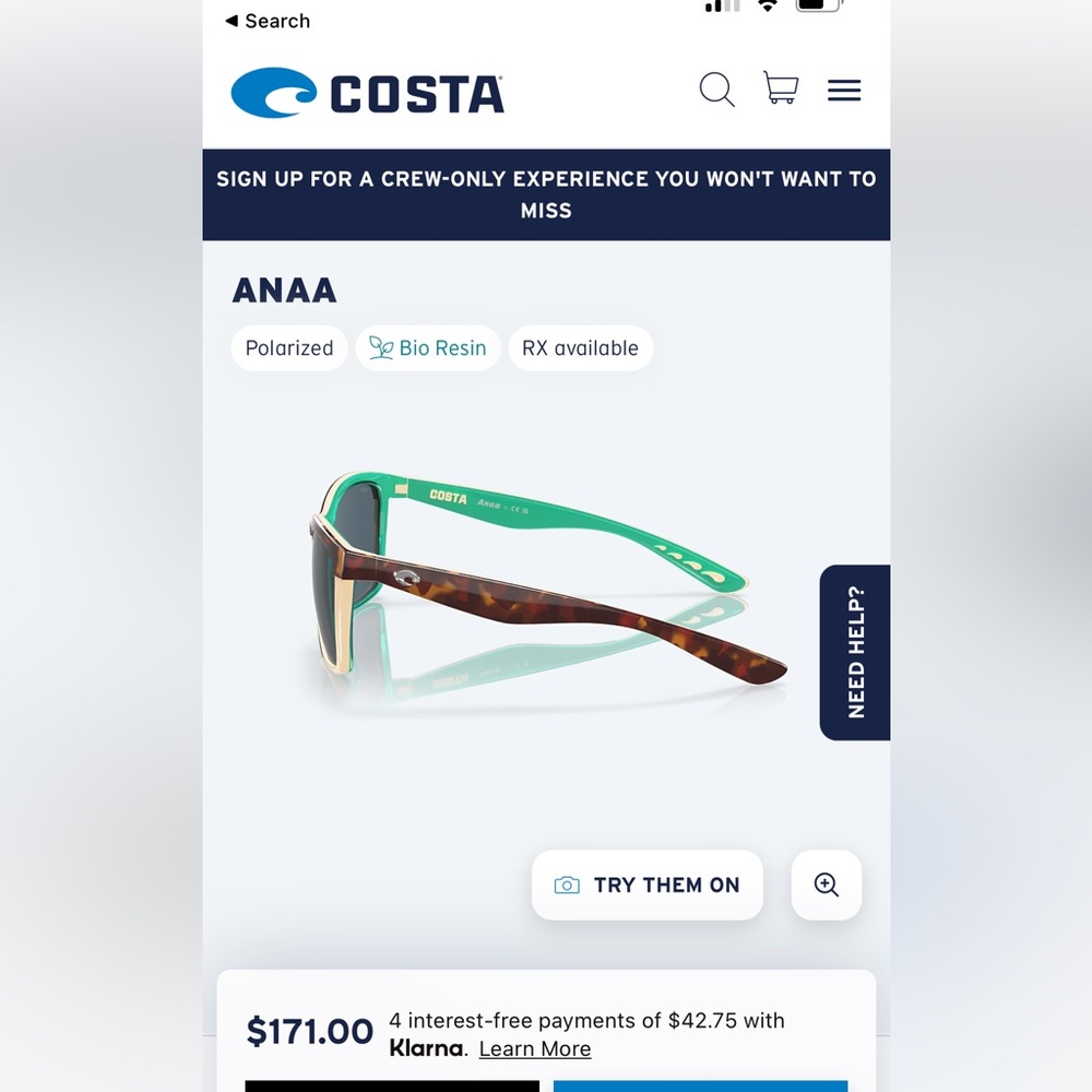 Costa ANAA sunglasses